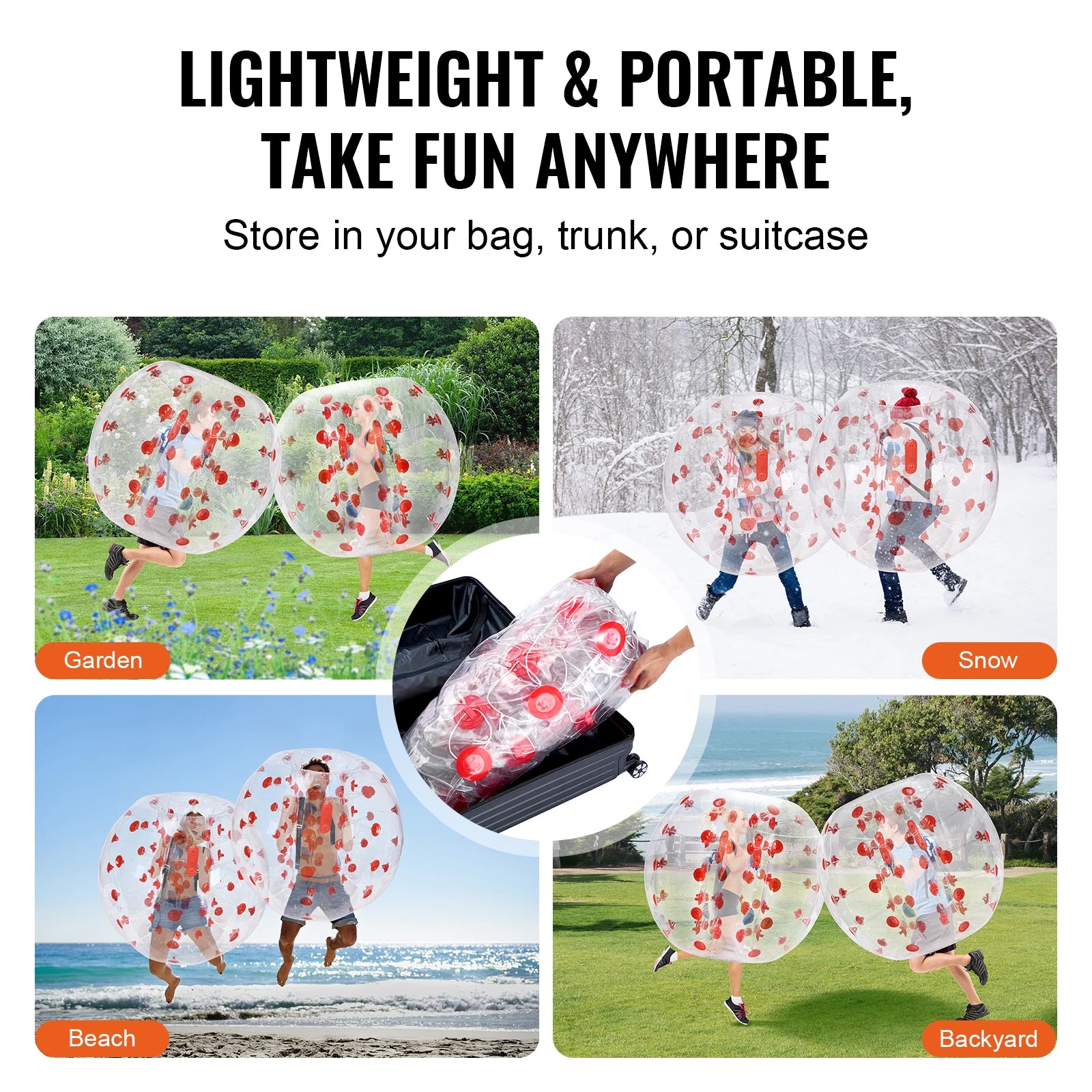 Zorb ball gonflable jeu en groupe