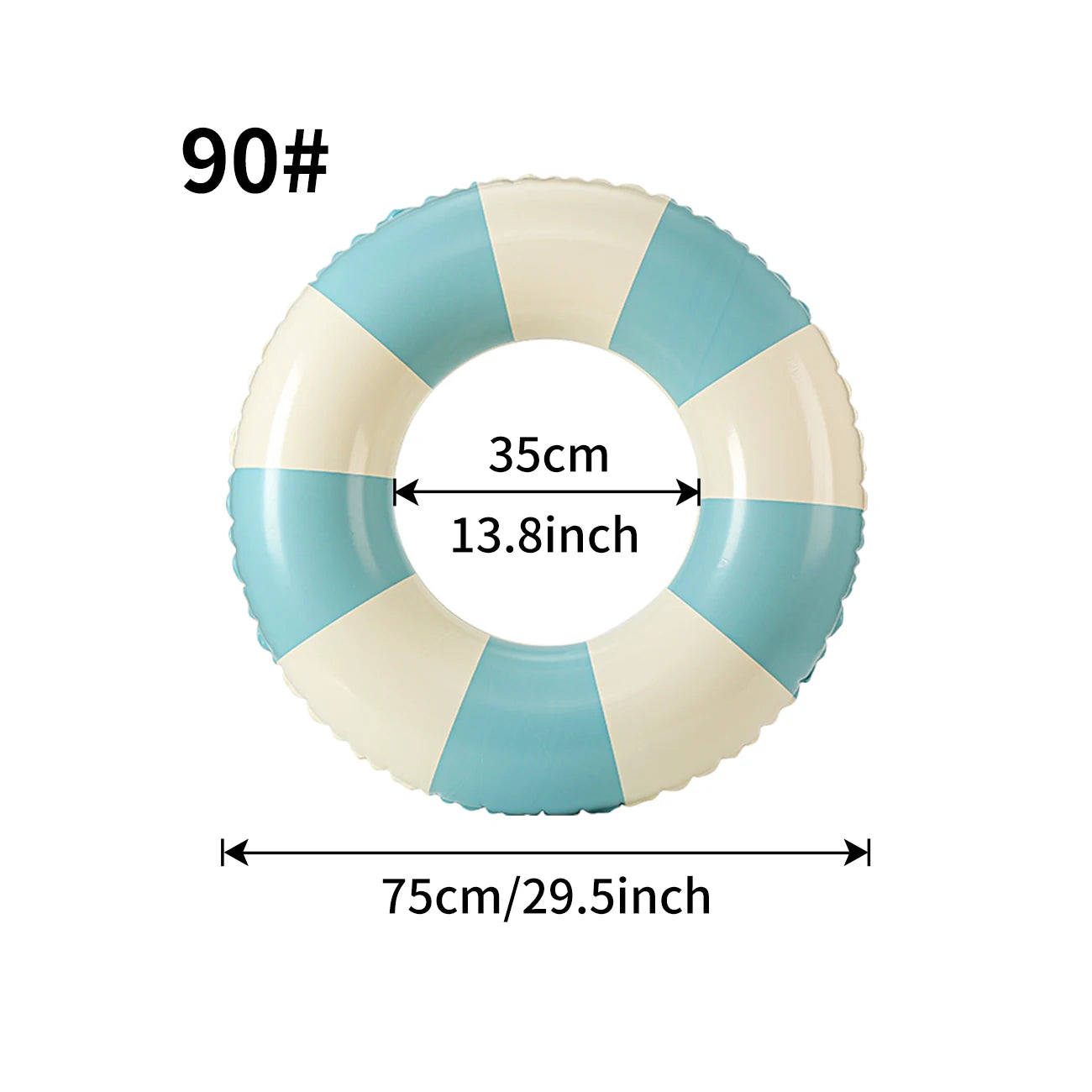 Flotteur anneau gonflable rose 60cm plage