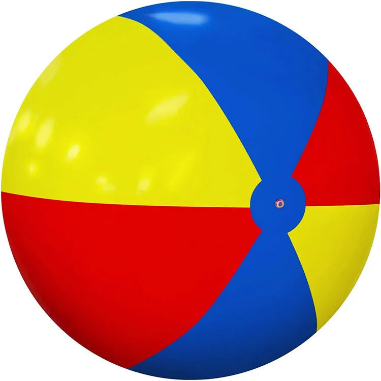 Ballon gonflable PVC, gros plan matière