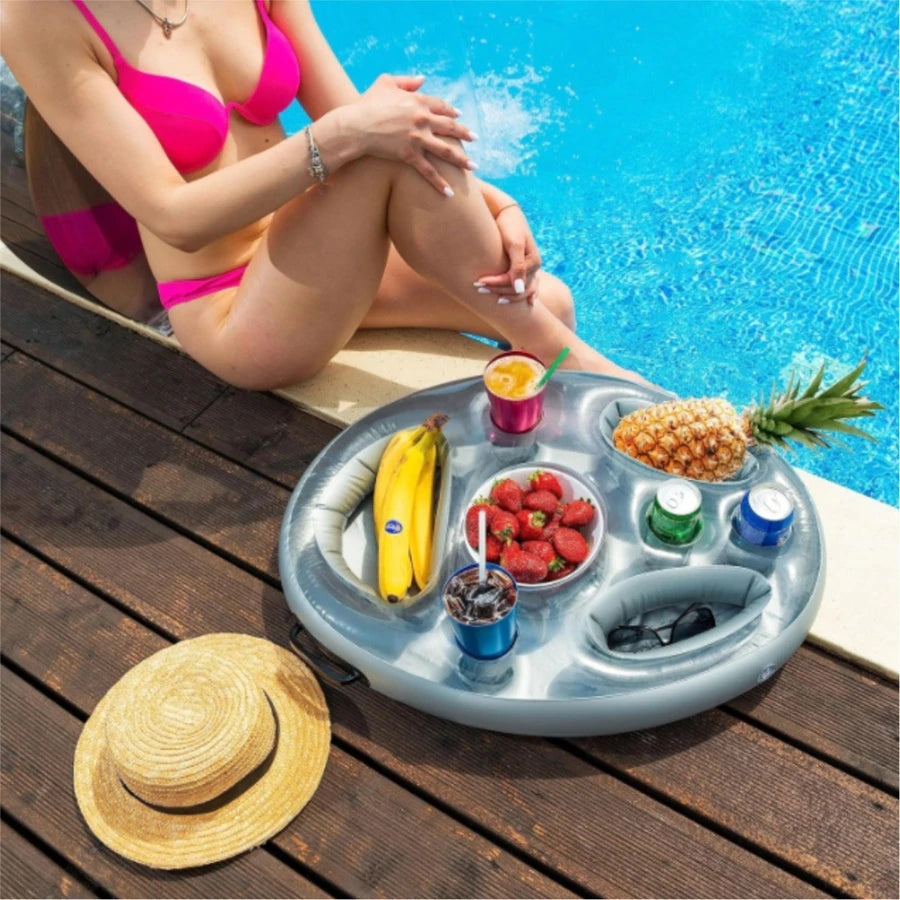 Bouée gonflable bac à glace piscine