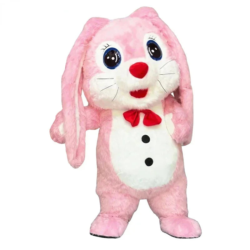 Costume gonflable lapin de Pâques, détail des oreilles