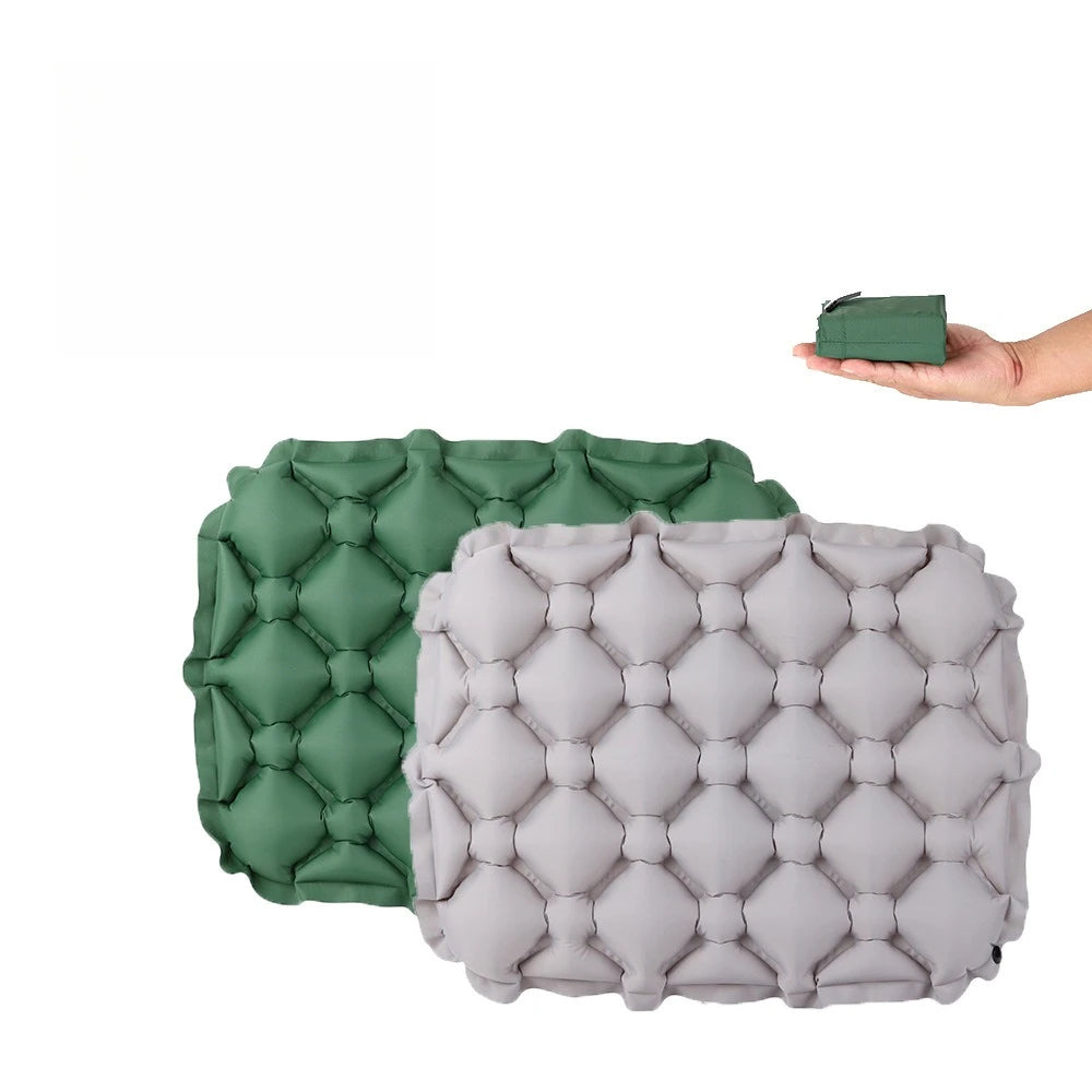 Tapis de couchage gonflable léger coloris vert