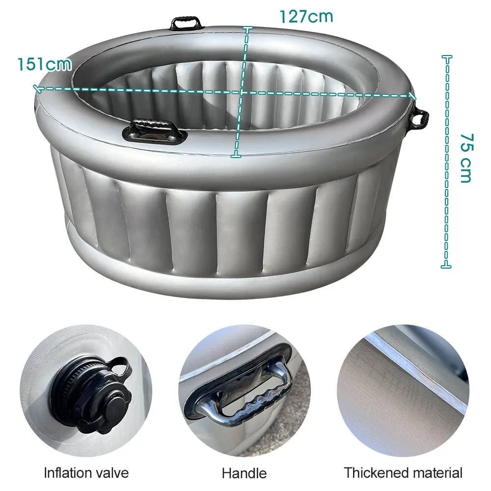 Baignoire Gonflable Naissance Douce - en situation d'utilisation