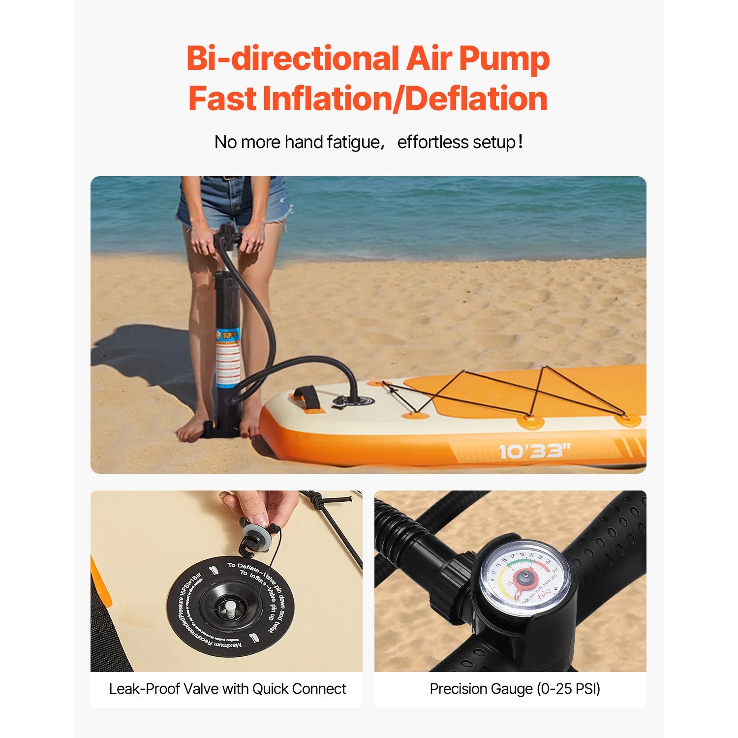 Paddle gonflable 3m SUP siège débutant eau calme