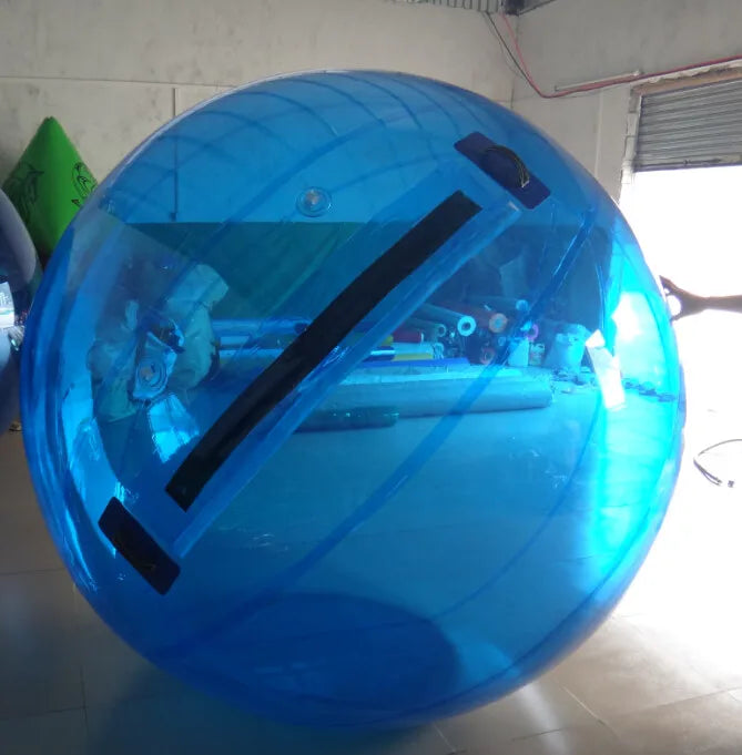 Zorb ball gonflable vue de dessus