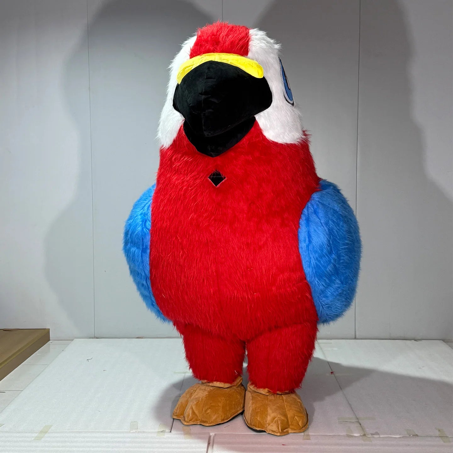 Costume gonflable perroquet multicolore, modèle 2