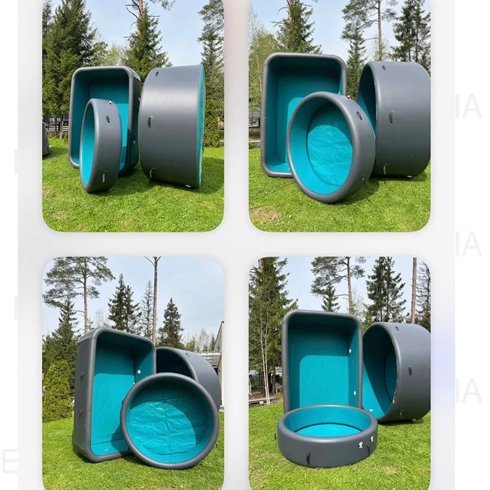 Installation rapide de la piscine gonflable ronde