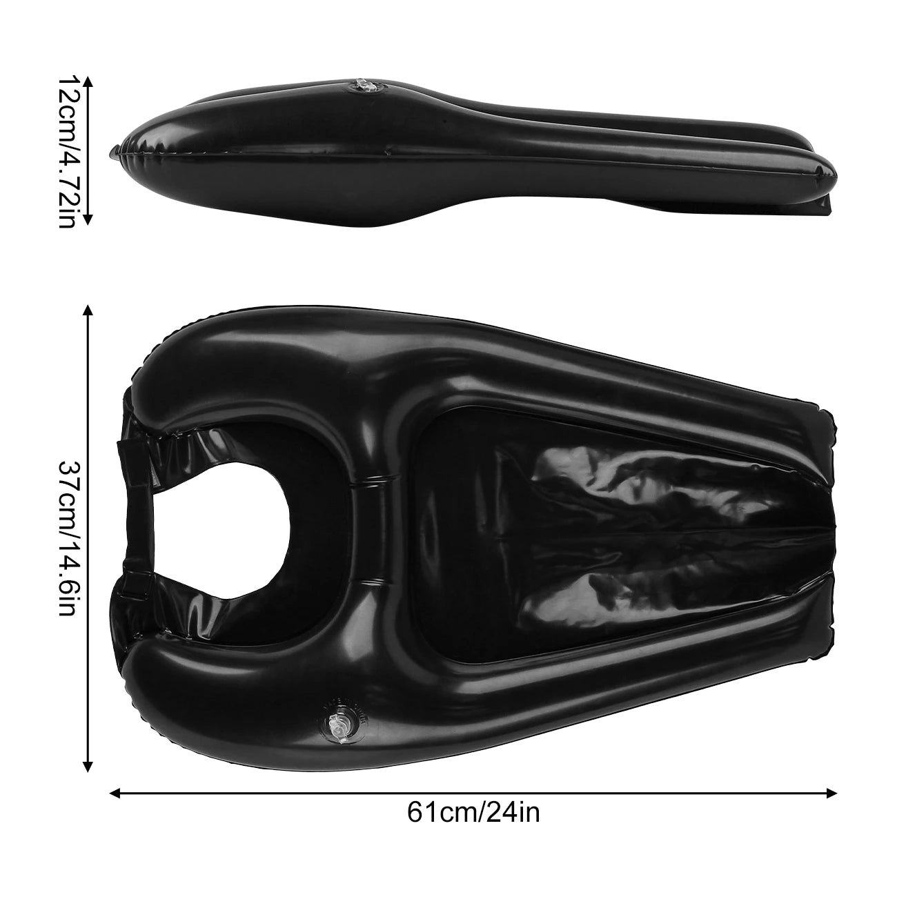 Accessoire gonflable soin capillaire ergonomique PVC