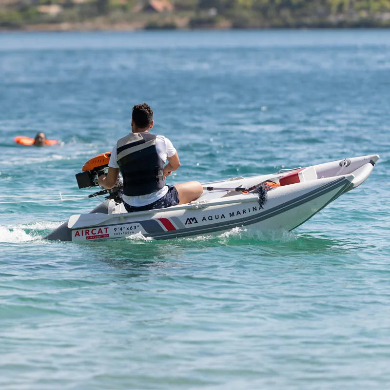 Bateau Gonflable Catamaran Pêche PVC - zoom sur le matériau