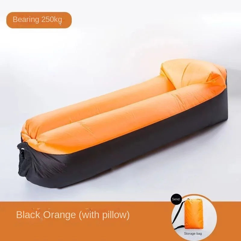 Canapé gonflable chaise longue pliable pour pique-nique