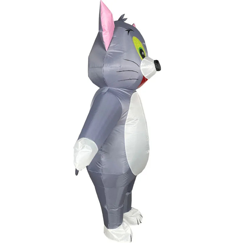 Costume gonflable chat dessin animé adulte Halloween