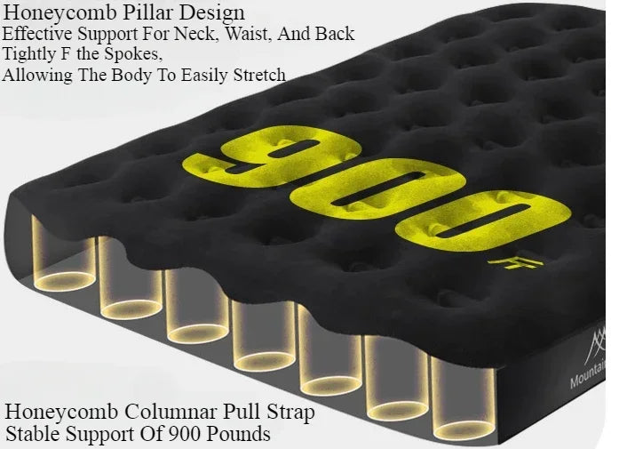 Oreiller gonflable assorti au matelas de camping