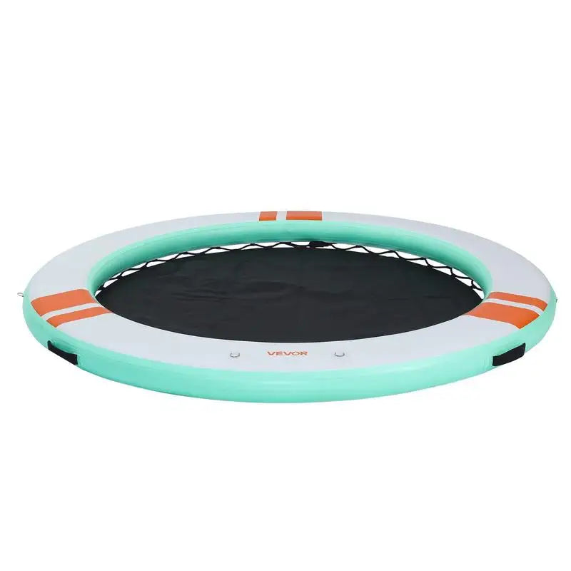 Plateforme flottante gonflable ronde en groupe