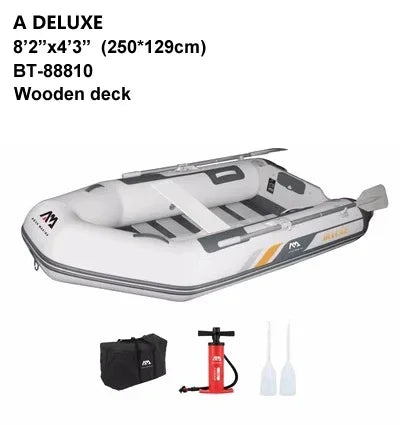 Vue d'ensemble du bateau gonflable sport multi-chambres