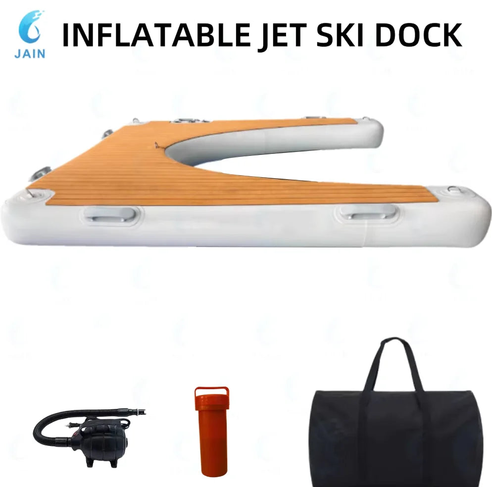 Pompe manuelle plateforme flottante gonflable jet ski