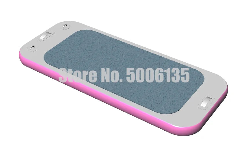 Tapis gonflable gymnastique antidérapant en extérieur