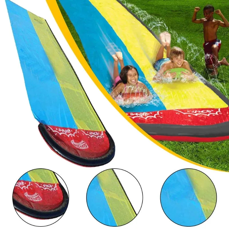 Jeu gonflable aquatique pelouse arroseur enfants