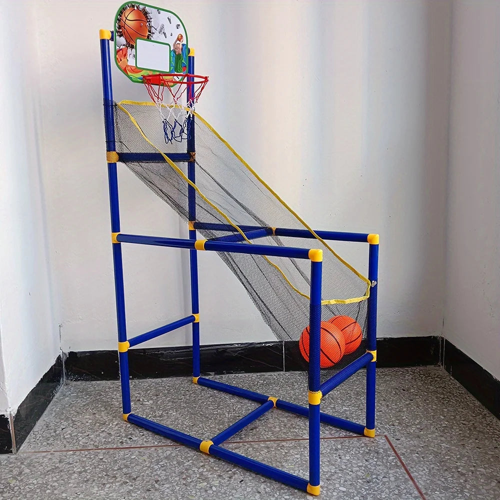 Panier de basket gonflable prêt à l'emploi