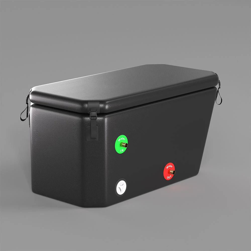 Baignoire gonflable noire pour bain de glace