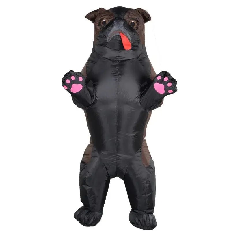 Contenu colis costume gonflable bouledogue ventilateur inclus
