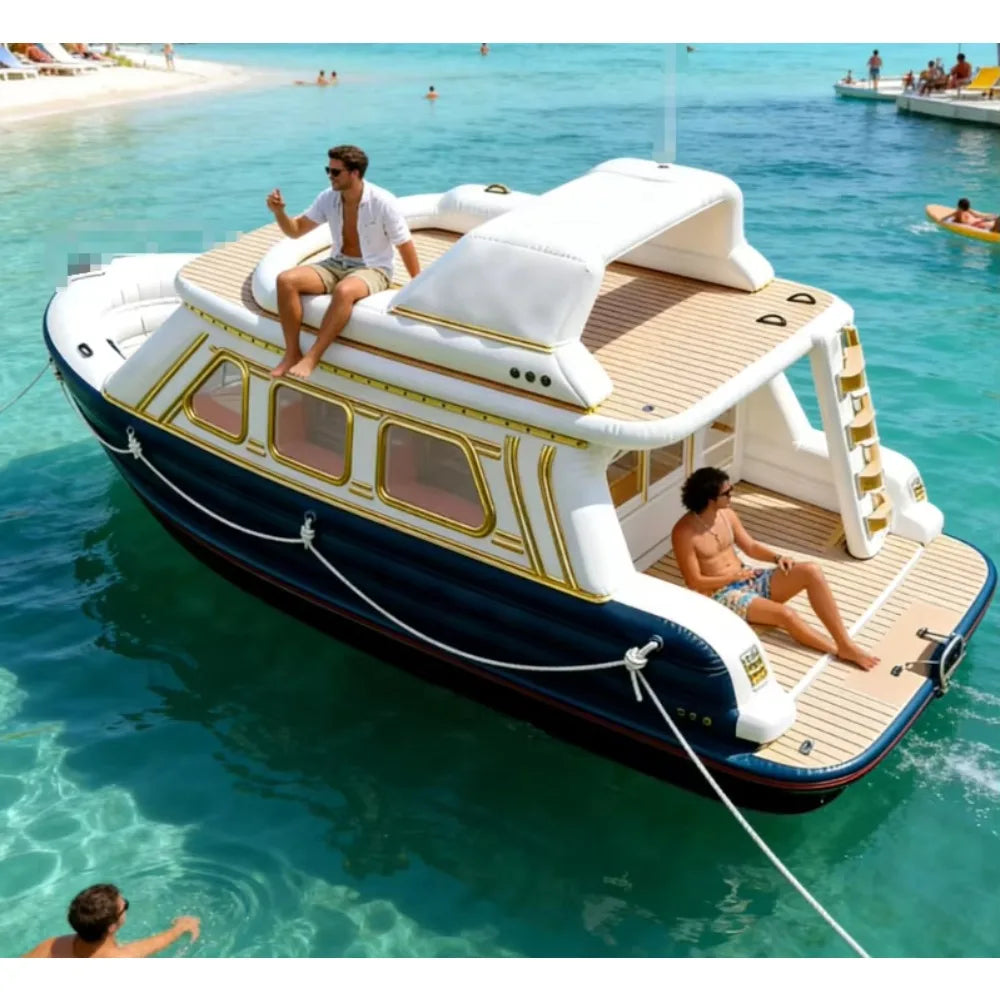 Plateforme Flottante Gonflable Yacht Loisirs - vue d'ensemble