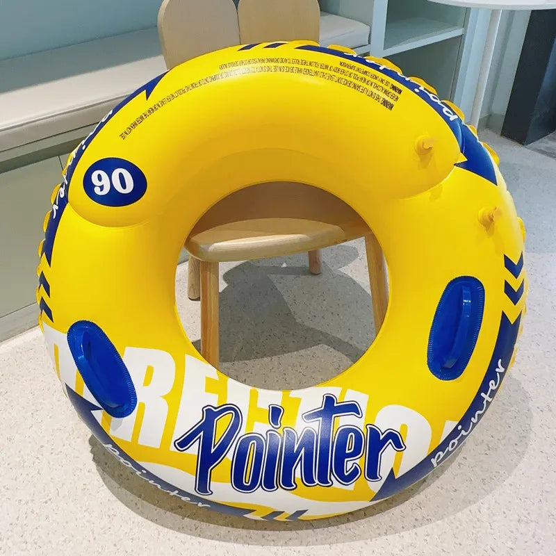 Bouée gonflable utilisée à la plage