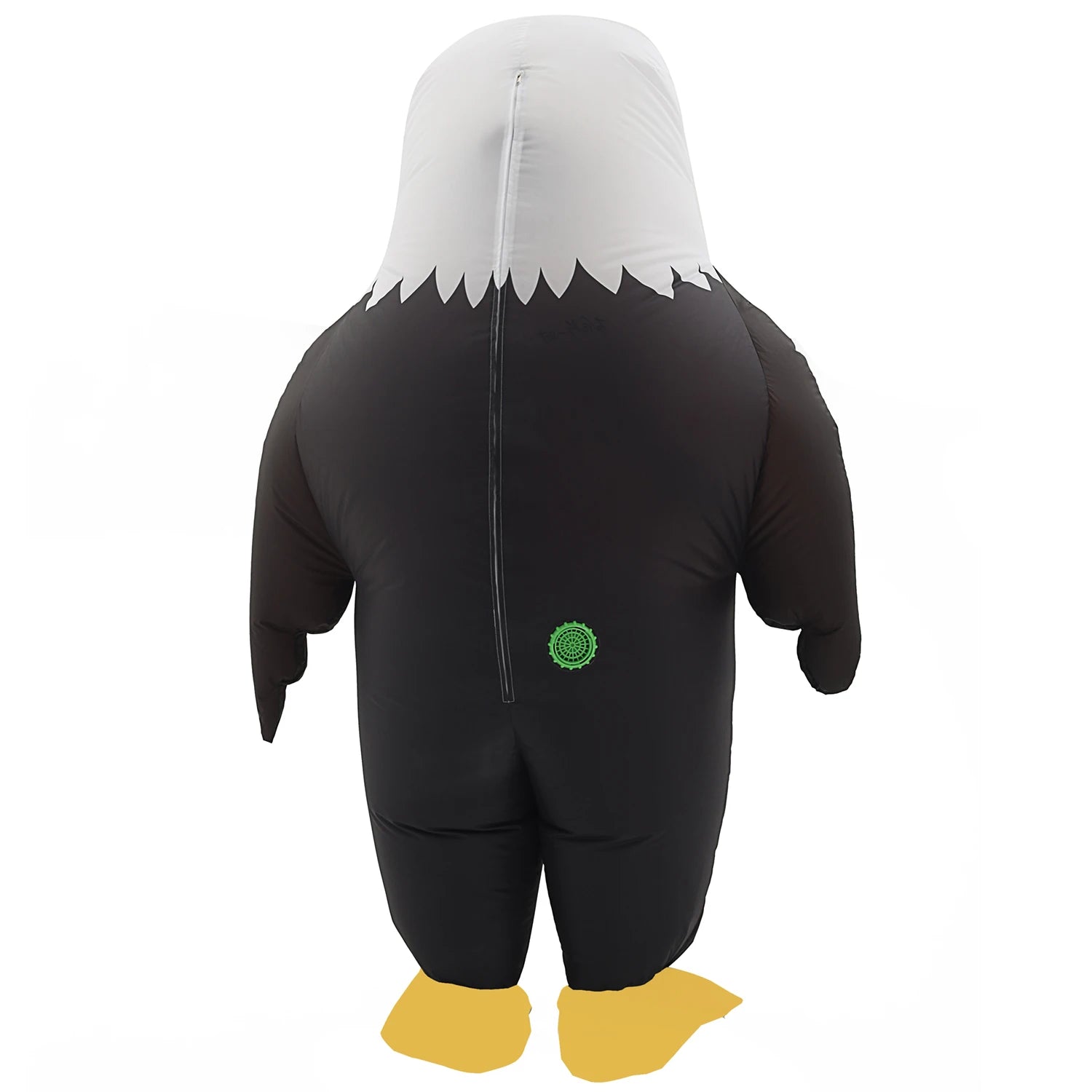 Costume gonflable aigle grosse tête adulte vue de face