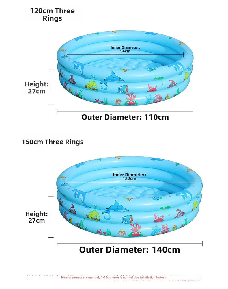 Petite piscine gonflable bébés 60 cm maison jardin