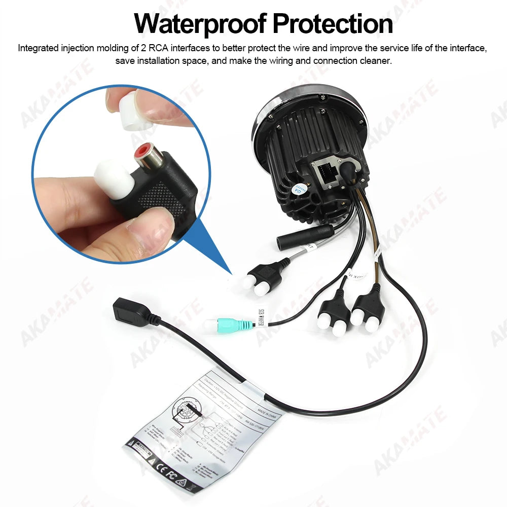 Installation de la radio Bluetooth marine étanche