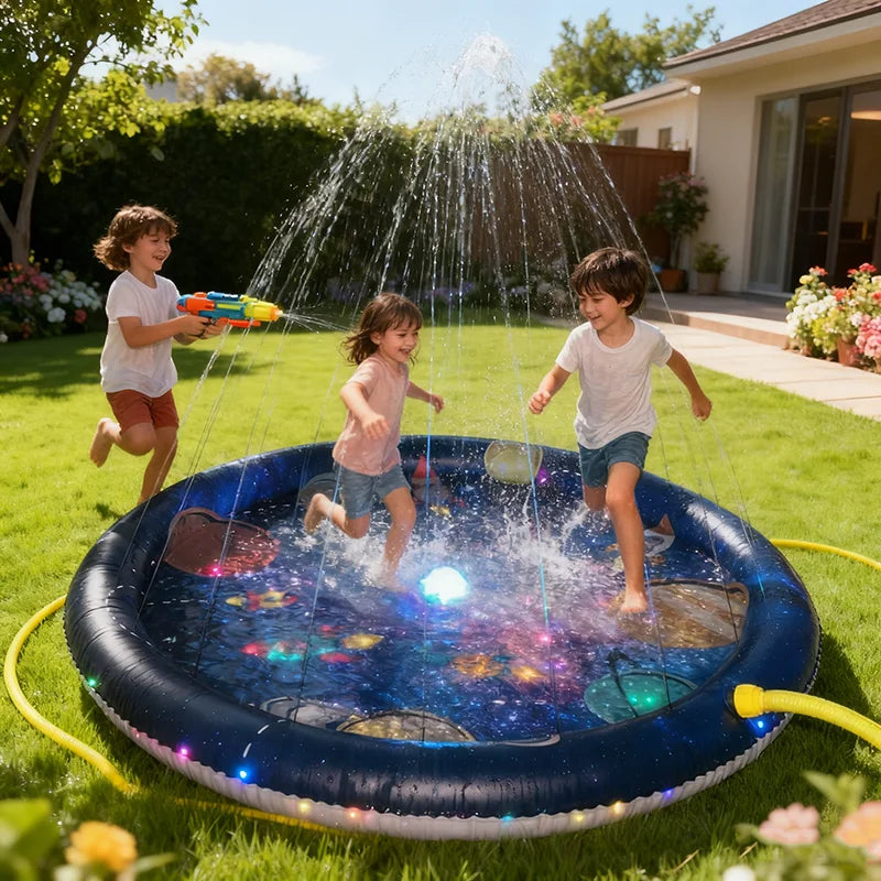Détail du matériau PVC de la piscine gonflable enfant