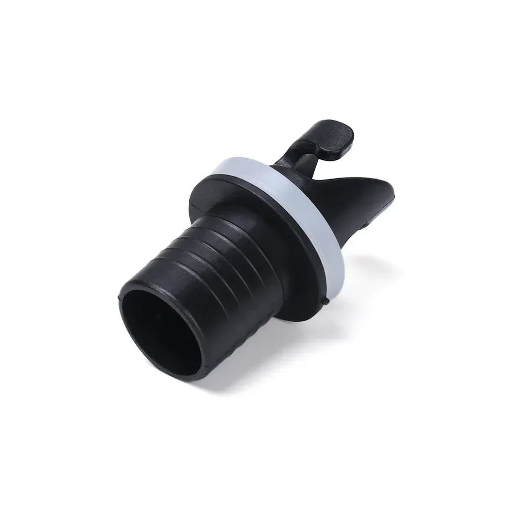 Adaptateur valve raccordé à une pompe à pied