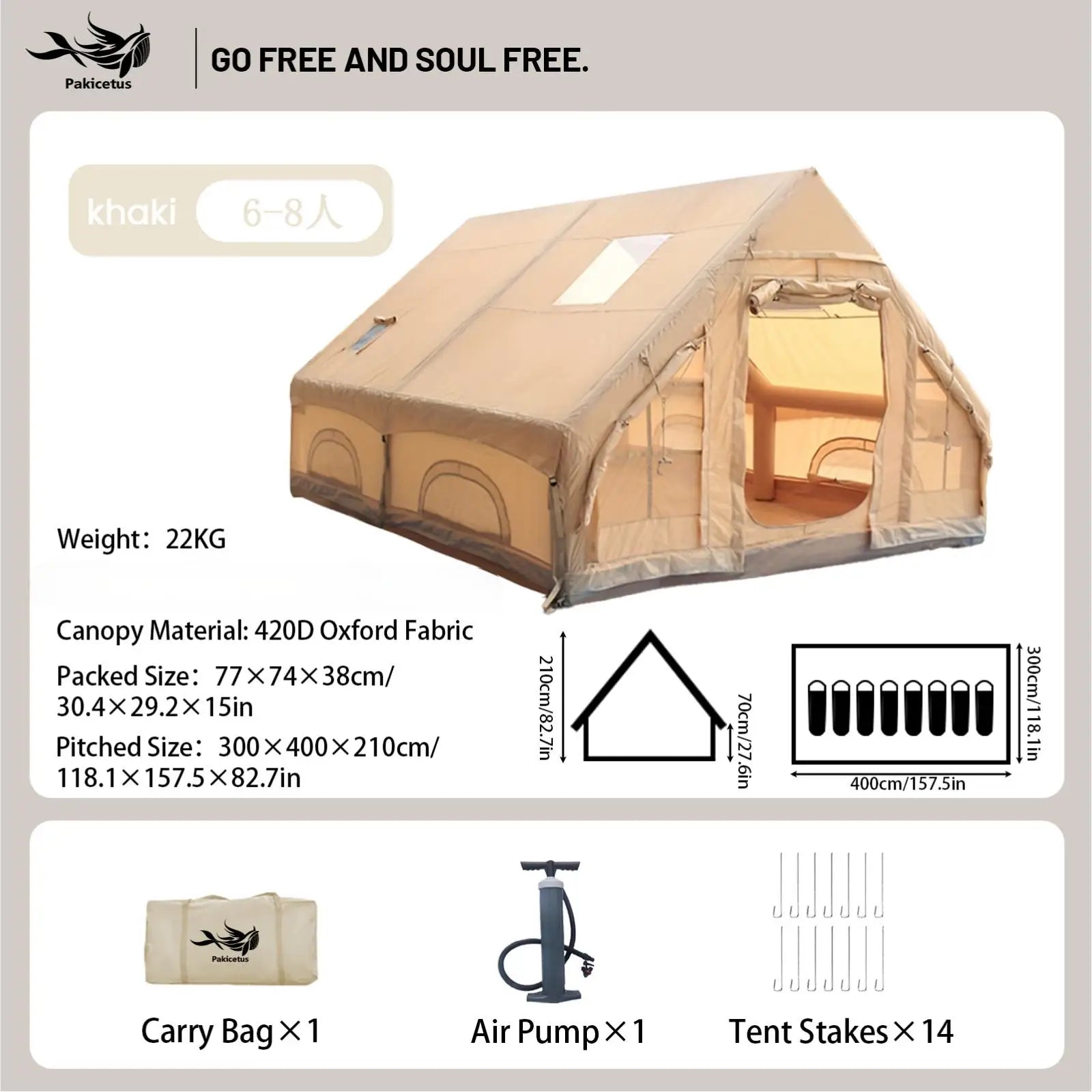 Détail tissu polyester tente gonflable imperméable 3000 mm