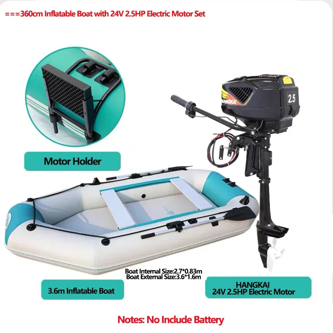 Bateau Gonflable Kayak Moteur Modulable - coloris disponible