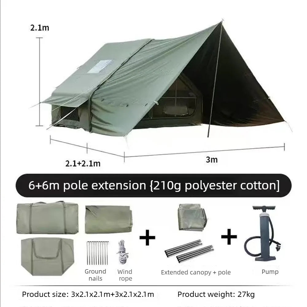 Sac de rangement de la tente gonflable familiale
