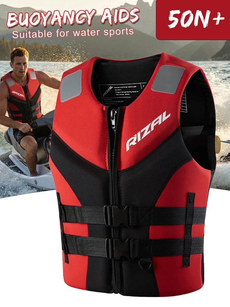 Gilet de sauvetage coloris noir pour bateau