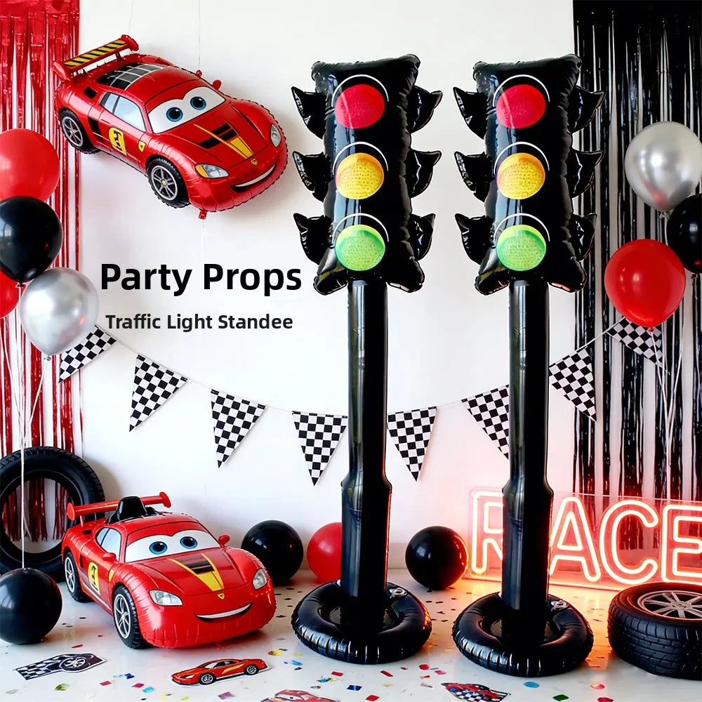 Décoration gonflable feux de signalisation PVC durable