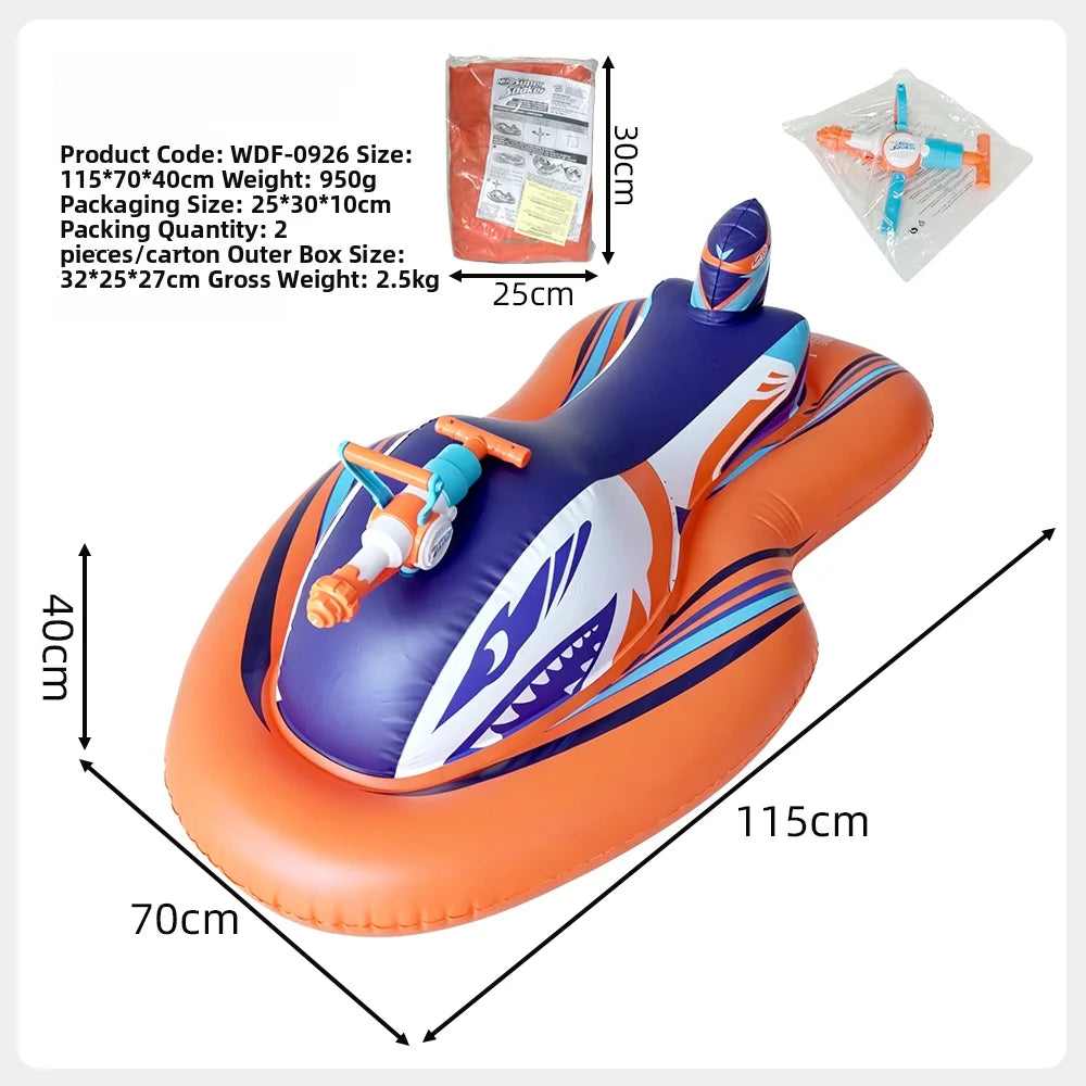 Jet ski gonflable jouet aquatique portable