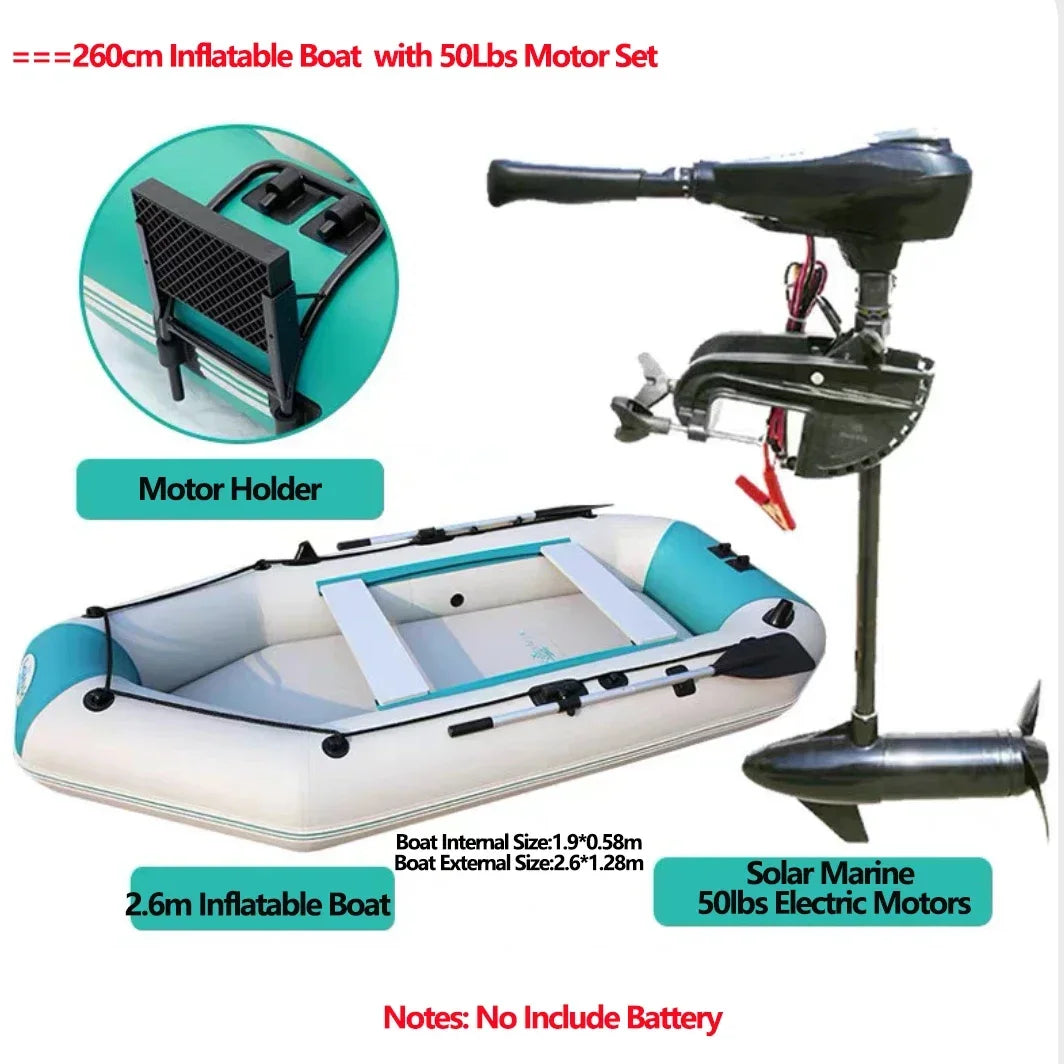 Bateau Gonflable Kayak Moteur Modulable - prêt à l'emploi