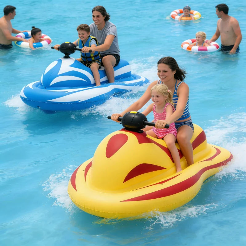 Bateau Gonflable Scooter Aquatique IPX7 vue d'ensemble