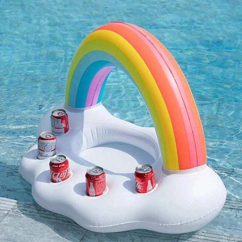 Flotteur gonflable bar boissons piscine