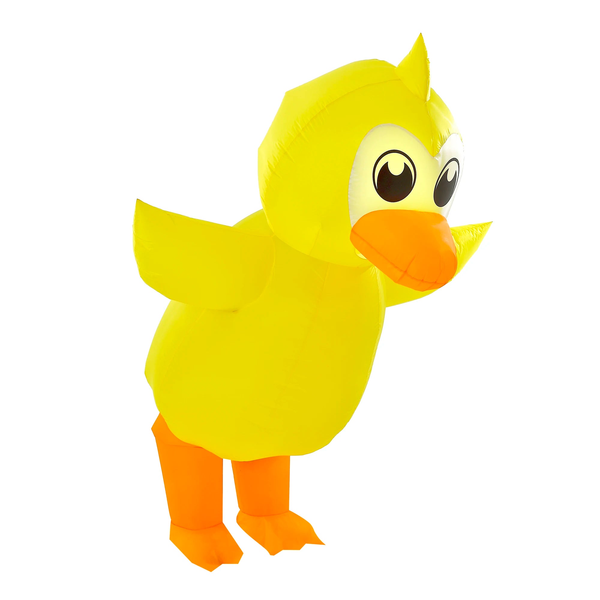 Canard jaune gonflable déguisement adulte ventilateur