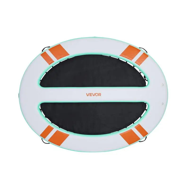 Plateforme Flottante Gonflable Ronde - vue de face