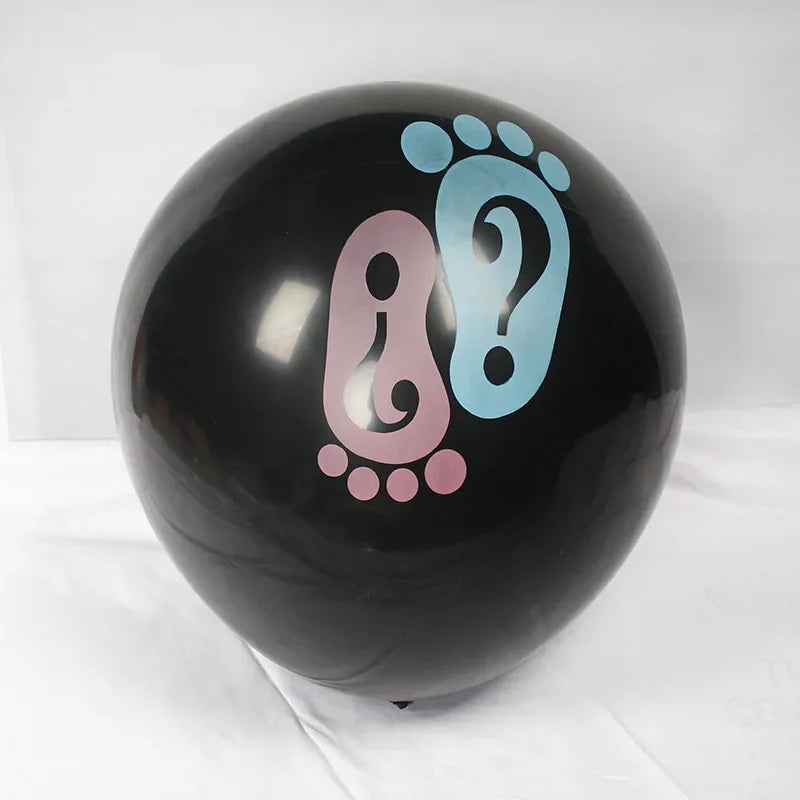 Vue d'ensemble du ballon gonflable révélation sexe 91 cm