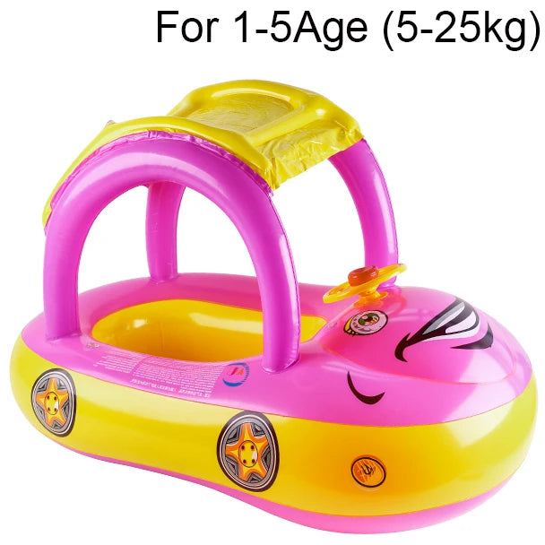 Bouée gonflable voiture pour plage et piscine estivale