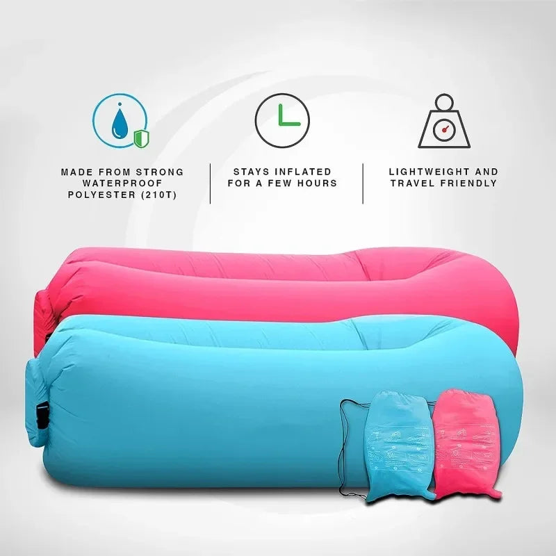 Détail du tissu Ripstop du canapé gonflable
