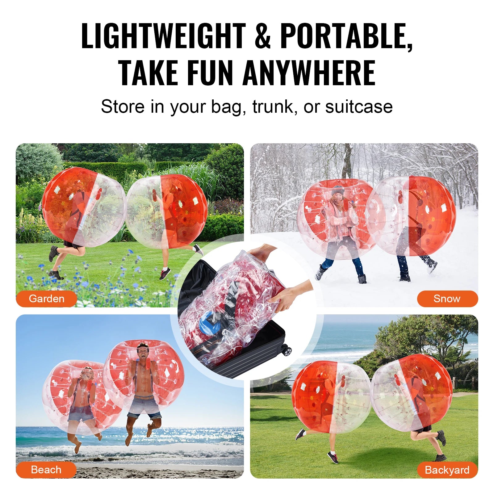 Boule gonflable hamster 1,5 m sport teambuilding