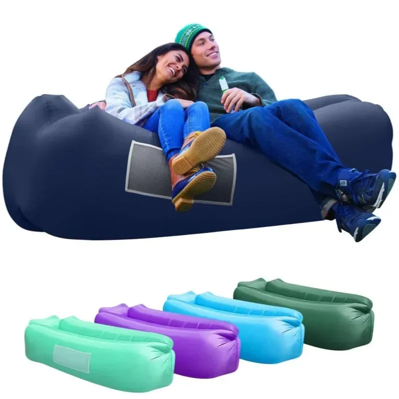 Canapé gonflable chaise longue pour camping