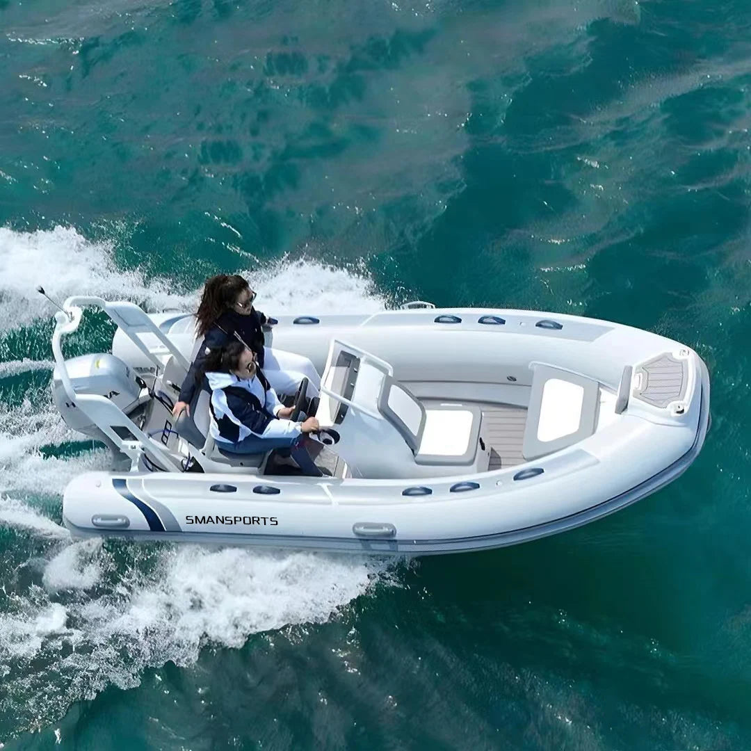 Bateau pneumatique PVC avec plancher en aluminium