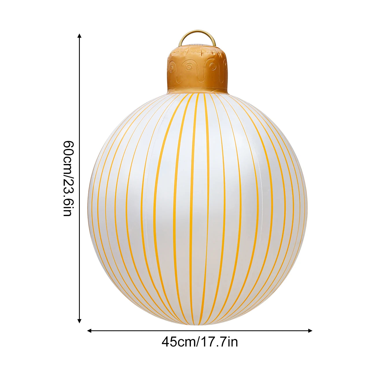 Ornement gonflable Noël géant pvc jardin