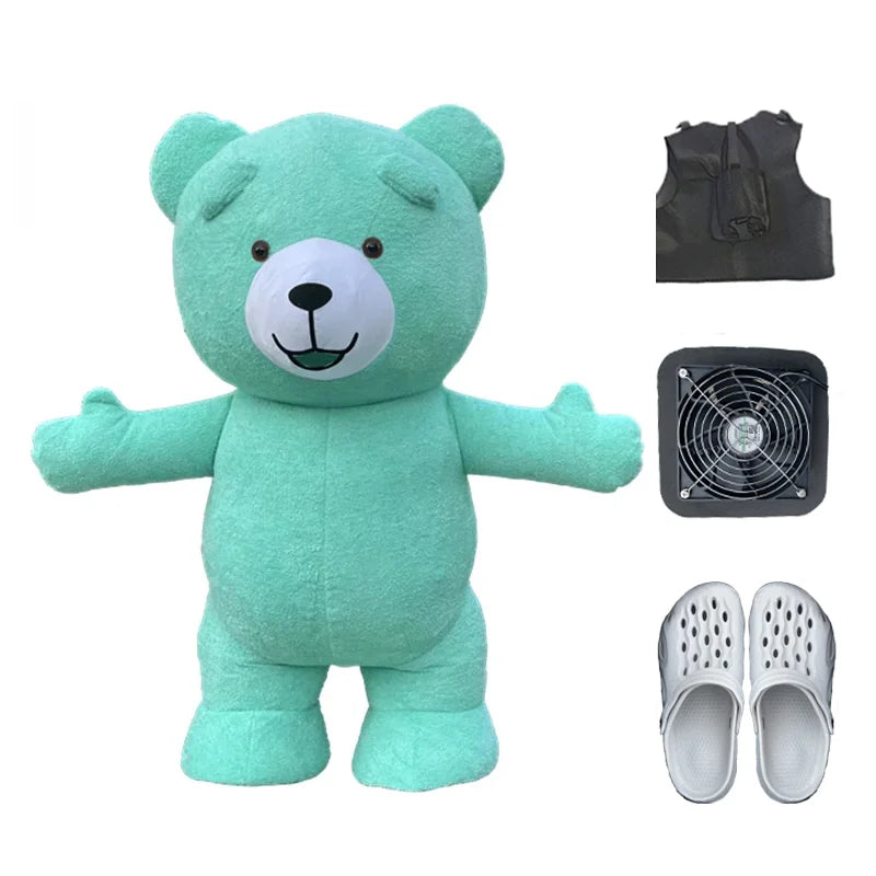 Costume gonflable mascotte géante emballage